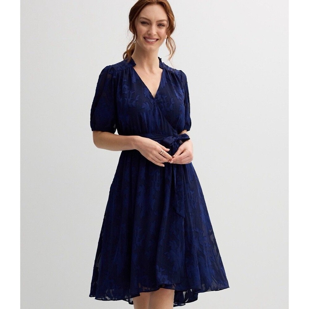Draper James Women Dress Sz M Flare Flowers New W/Tag - Picture 10 of 17